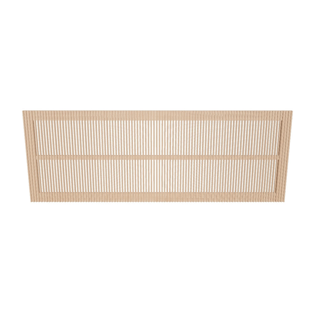 Bettkopfteil Beyla aus massivem Eschenholz für Betten bis zu 180 cm FSC 100 % in Natur präsentiert im Onlineshop von KAQTU Design AG. Kopfteile ist von Kave Home