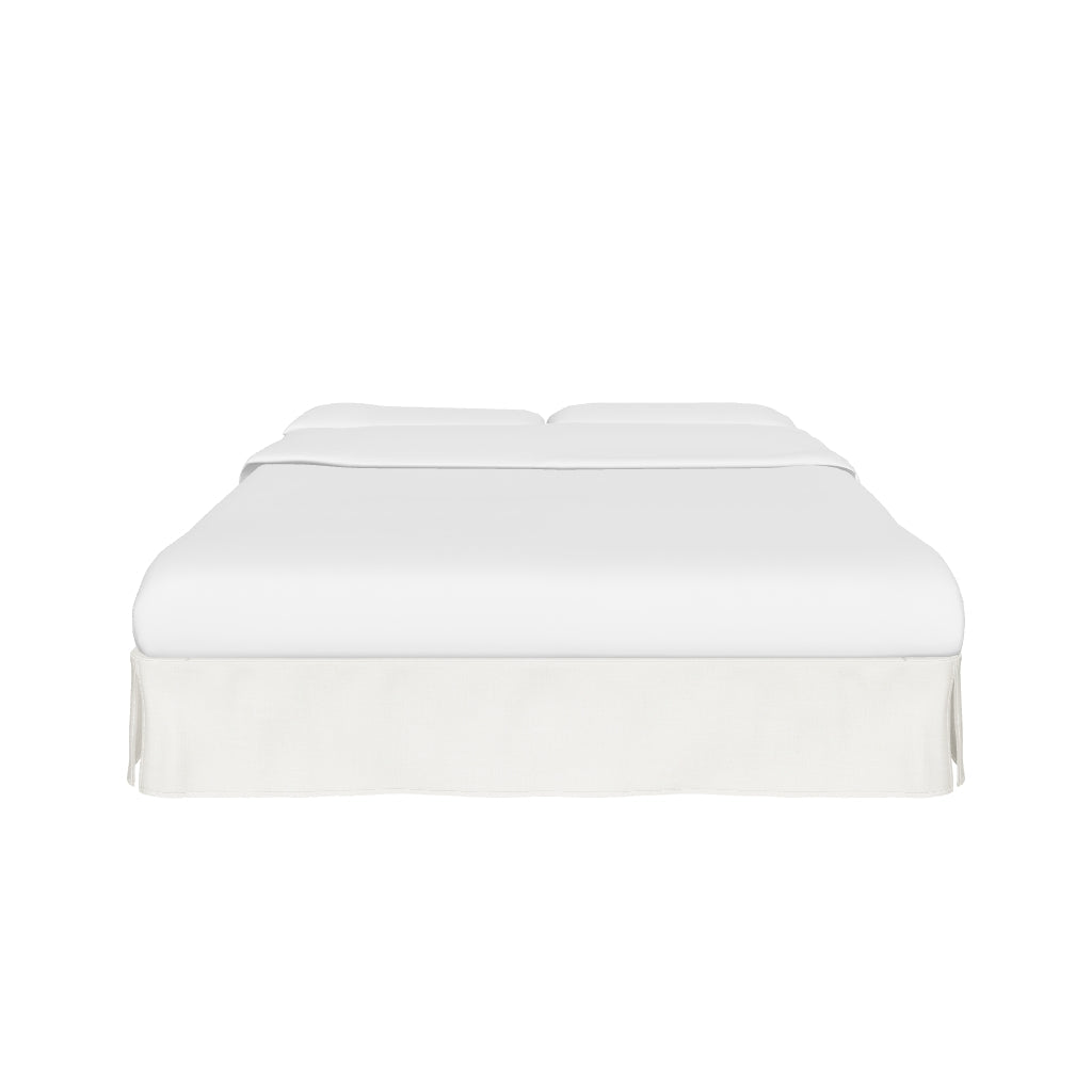 Abziehbarer Bettrahmen Jaira in weisser Chenille für Matratzengrösse 180 x 200 cm in  präsentiert im Onlineshop von KAQTU Design AG. Bett ist von Kave Home
