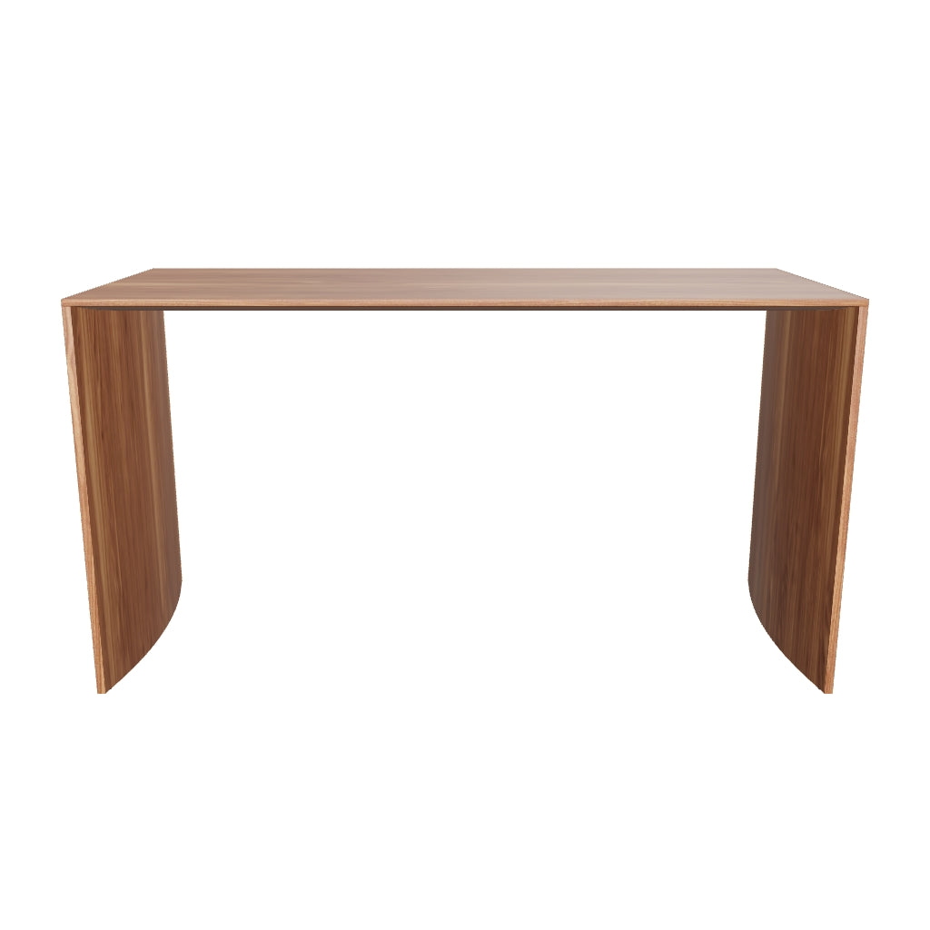 Arbeitstisch Litto aus Nussbaumfurnier FSC Mix Credit 140 x 60 cm in Dunkelbraun präsentiert im Onlineshop von KAQTU Design AG. Schreibtisch ist von Kave Home