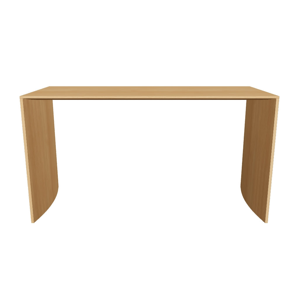 Arbeitstisch Litto aus Eichenfurnier FSC Mix Credit 140 x 60 cm in Hellbraun präsentiert im Onlineshop von KAQTU Design AG. Schreibtisch ist von Kave Home