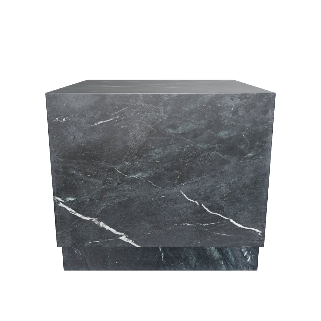 Beistelltisch Sorein aus schwarzem Marmor, 40 x 40 cm in Schwarz, Weiss präsentiert im Onlineshop von KAQTU Design AG. Beistelltisch ist von Kave Home