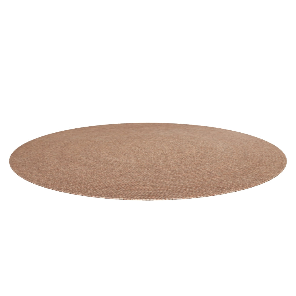 Teppich Despas aus synthetischen Fasern terrakotta Ø200 cm in Terrakotta präsentiert im Onlineshop von KAQTU Design AG. Teppich ist von Kave Home