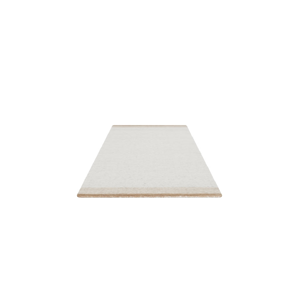 Läufer aus Wolle Nifelia mit Jacquard-Muster, beige, 200 x 80 cm in Beige präsentiert im Onlineshop von KAQTU Design AG. Teppich ist von Kave Home