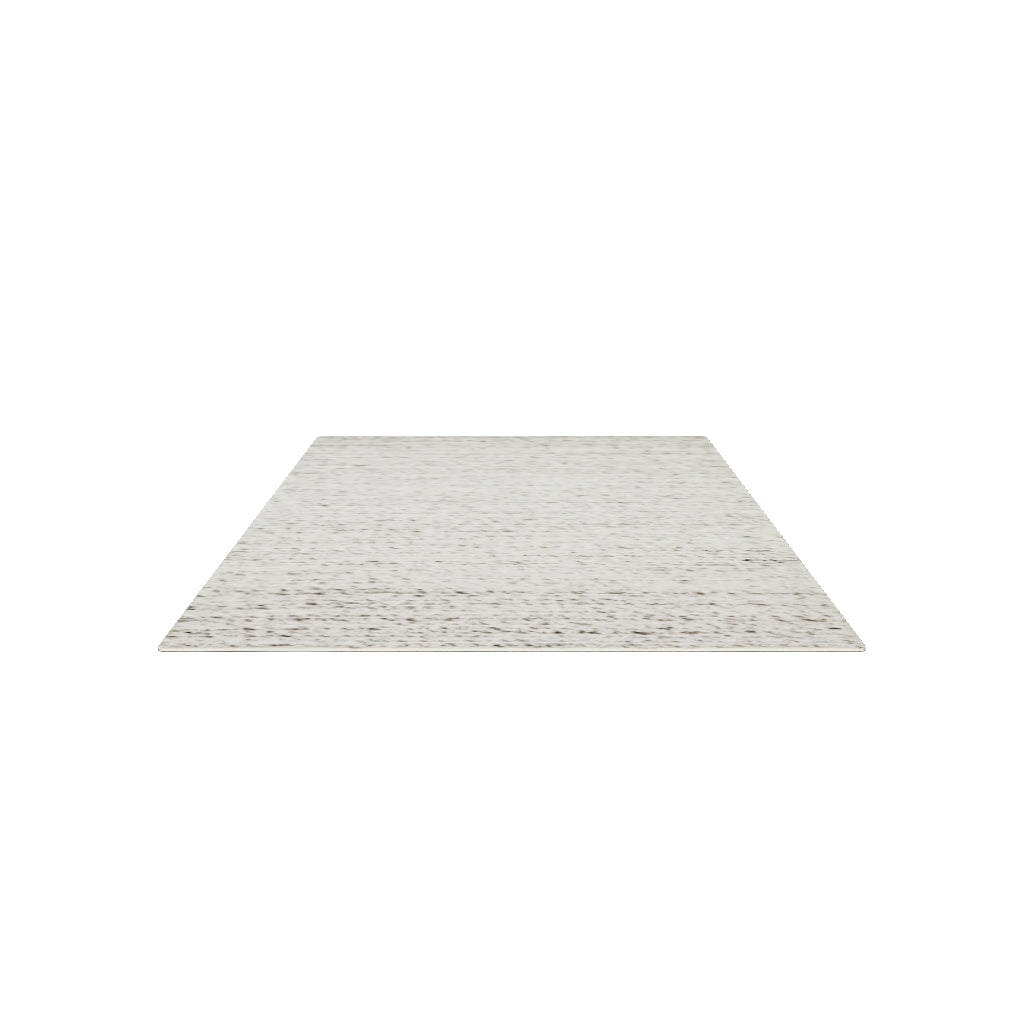 Brauner Teppich Manilva aus einer Baumwoll-Woll-Mischung, 200 x 300 cm, mit zeitlosem Design für eine gemütliche Wohnatmosphäre.