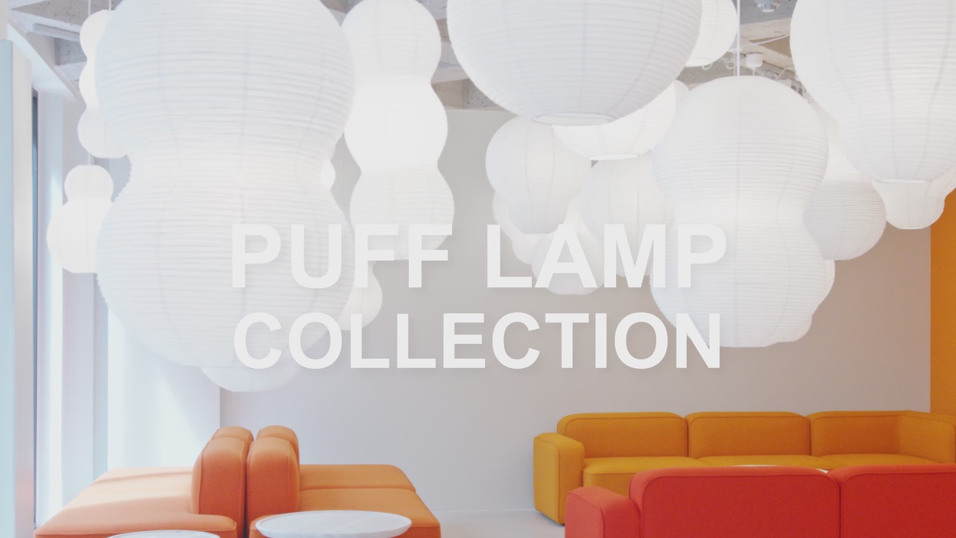 Stilvolle Puff Leuchte Multitude: Luftiges Design von Normann Copenhagen.
