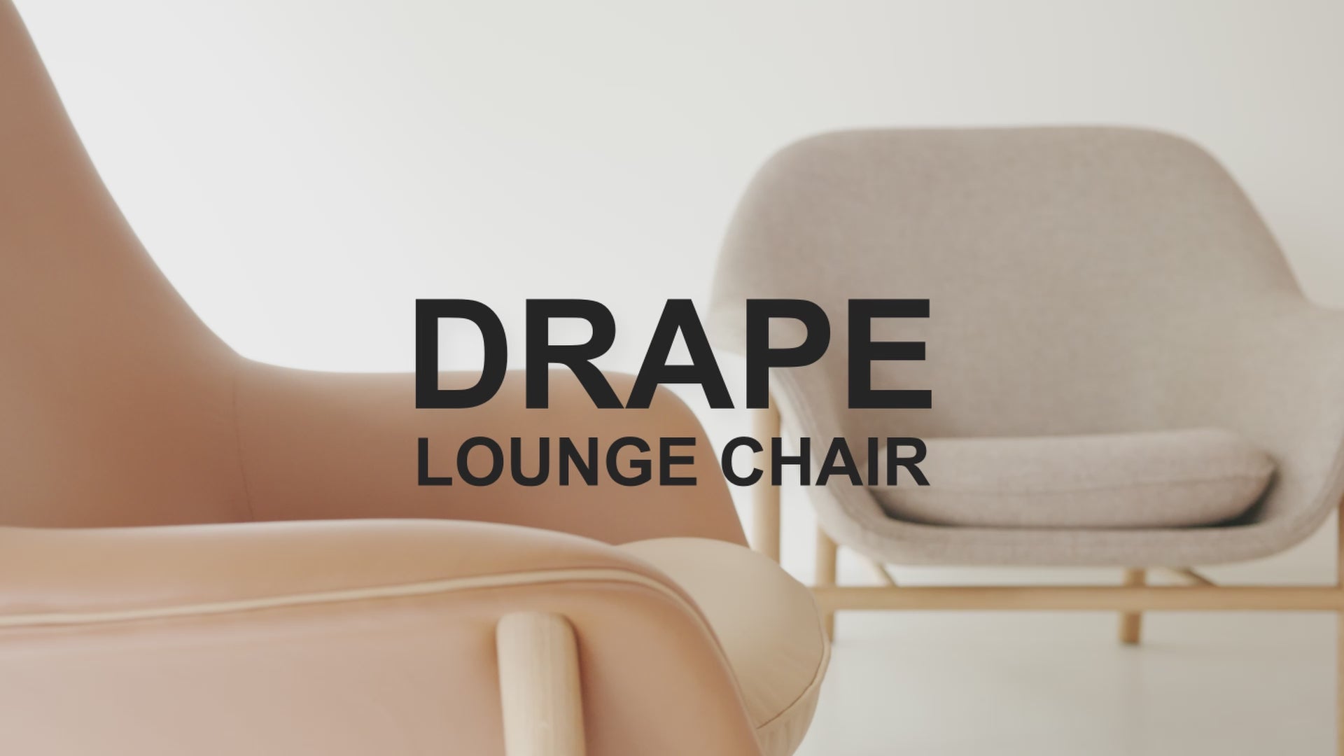 Komfortabler Drape Lounge Sessel von Normann Copenhagen, zeitloses Design.