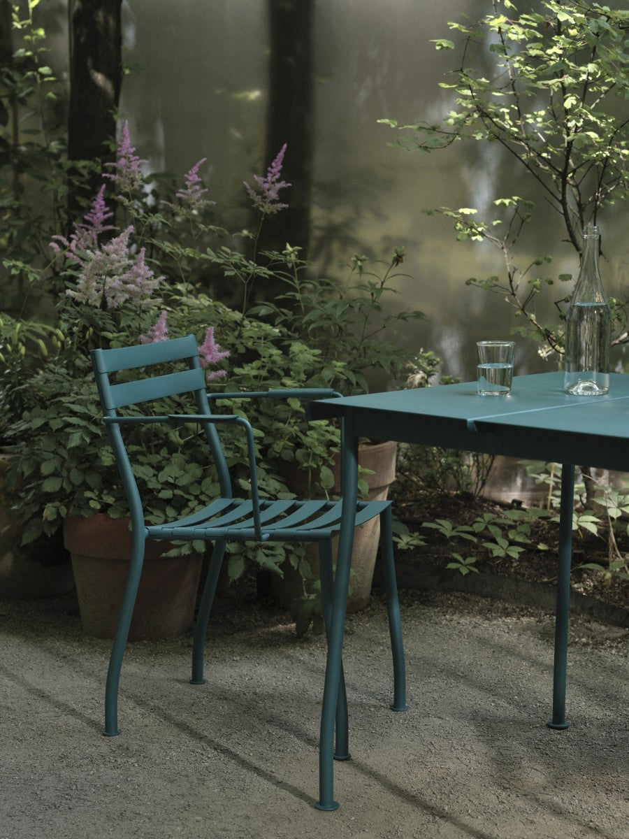 Flaner FLR01 - Stuhl, Set von 2 Stück in Türkis präsentiert im Onlineshop von KAQTU Design AG. Gartenstuhl ist von Mdd