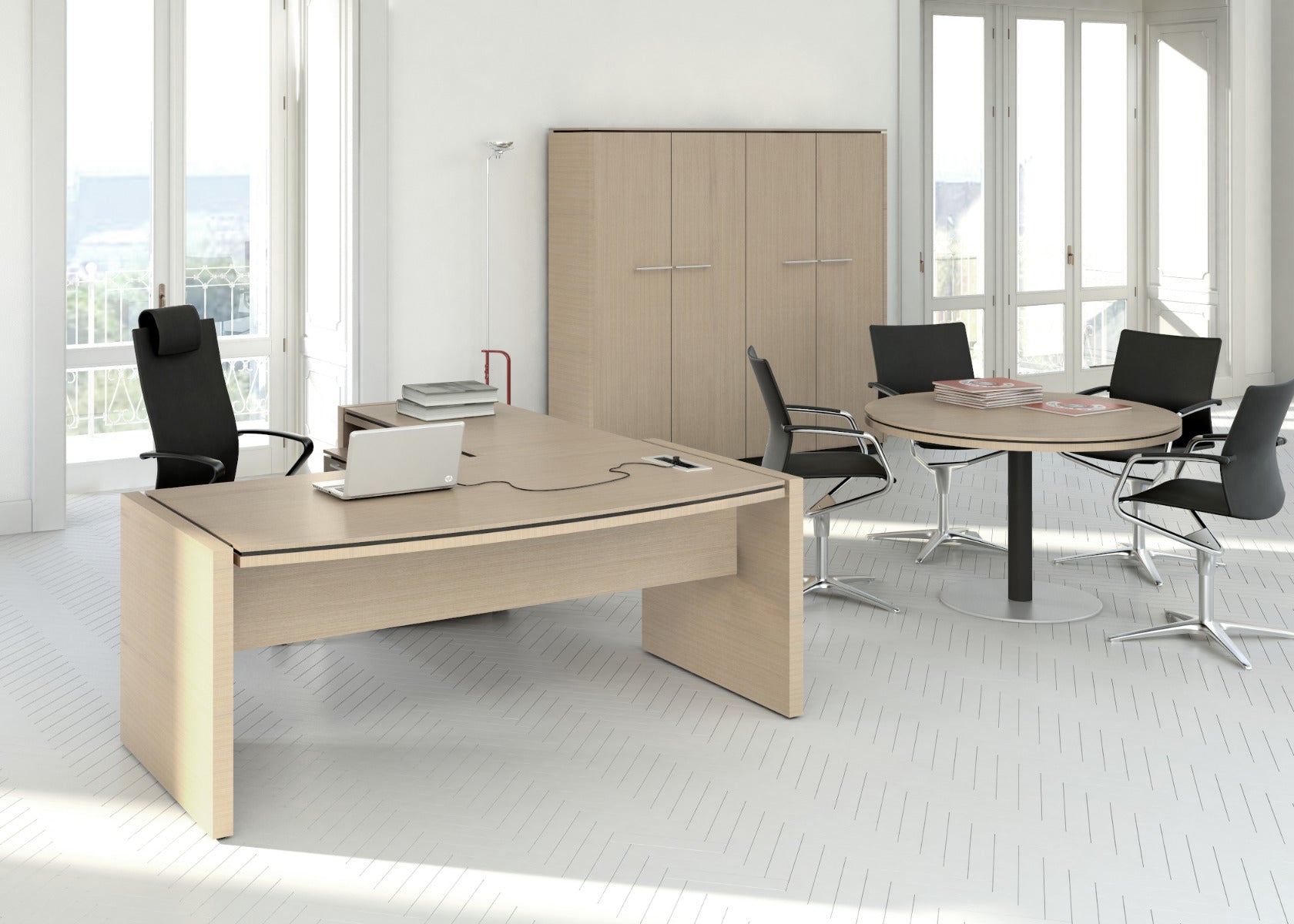 Status X120 - Kaffeetisch in Eiche Grau präsentiert im Onlineshop von KAQTU Design AG. Esstisch ist von Mdd