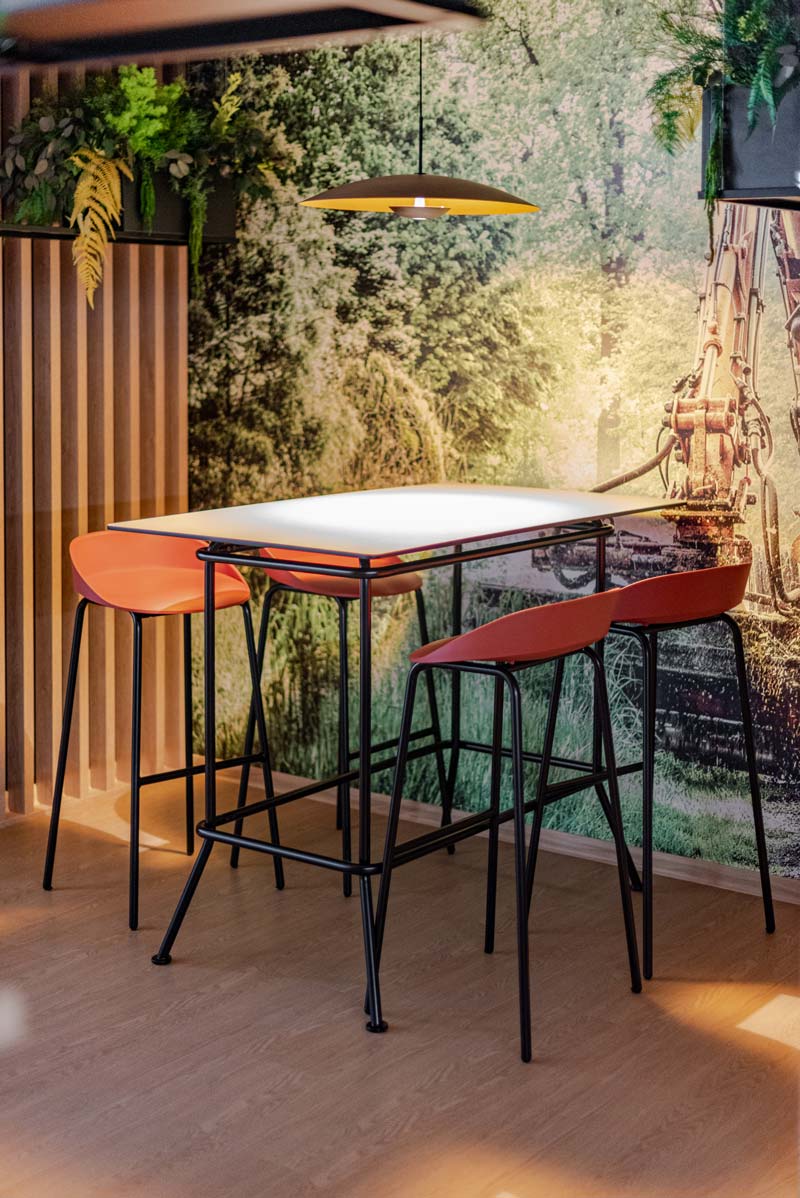 Team TE01H - Barhocker Kunststoff in Gelb präsentiert im Onlineshop von KAQTU Design AG. Outdoor-Barstuhl ist von Mdd