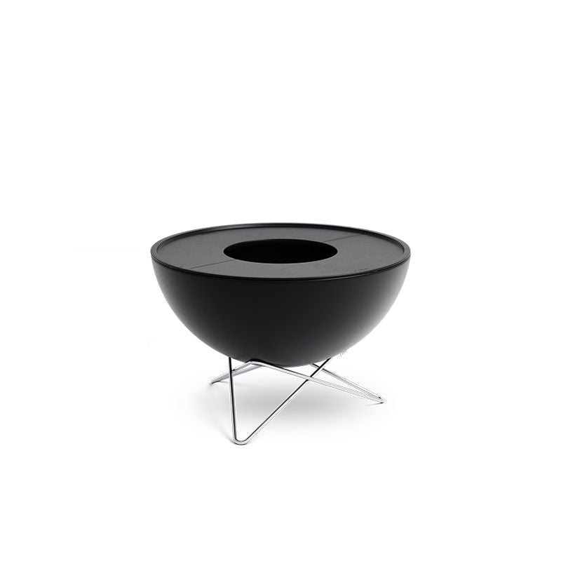 BOWL 57 Plancha-Grillset tief in Schwarz präsentiert im Onlineshop von KAQTU Design AG. Feuerschale ist von Höfats