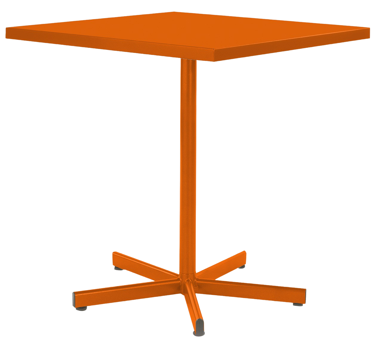 Metalltisch Säntis Basic in Orange präsentiert im Onlineshop von KAQTU Design AG. Gartentisch ist von Schaffner