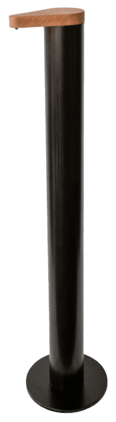 Desinfektionsmittelspender Tukan in braun / schwarz präsentiert im Onlineshop von KAQTU Design AG. Desinfektionspender ist von Beisik Products
