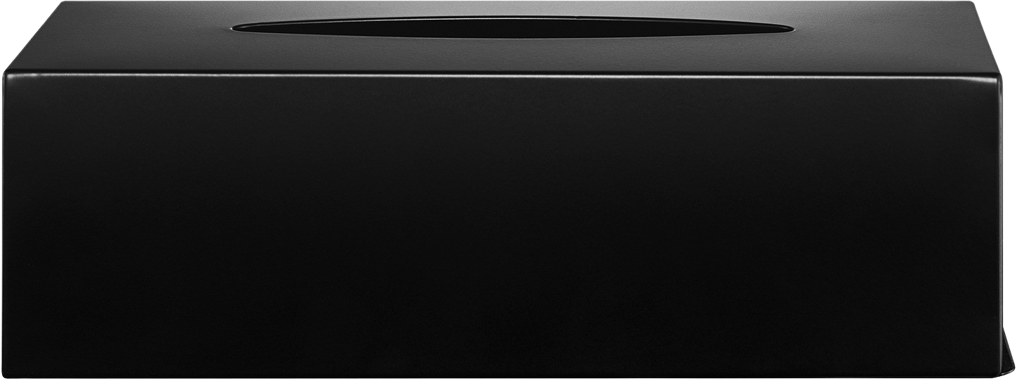 Kleenexbox NEXIO in black präsentiert im Onlineshop von KAQTU Design AG. Papiertuchspender ist von e + h Services AG