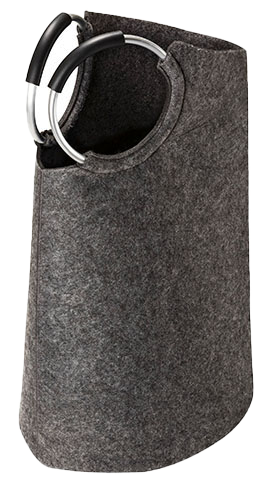 Taske Wäschesack in grau präsentiert im Onlineshop von KAQTU Design AG. Aufbewahrungsbehälter ist von Pieperconcept