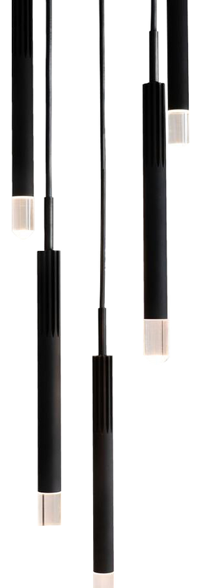 LED-Pendelleuchte Candle LH5 in schwarz präsentiert im Onlineshop von KAQTU Design AG. Pendelleuchte ist von Beisik Products