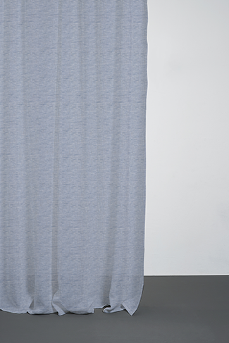 Leinenvorhang in Blue präsentiert im Onlineshop von KAQTU Design AG. Vorhang ist von ZigZagZurich