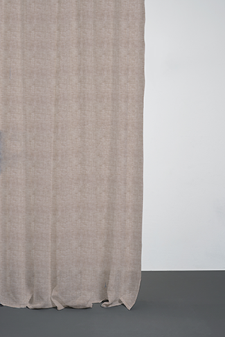 Leinenvorhang in Camel präsentiert im Onlineshop von KAQTU Design AG. Vorhang ist von ZigZagZurich