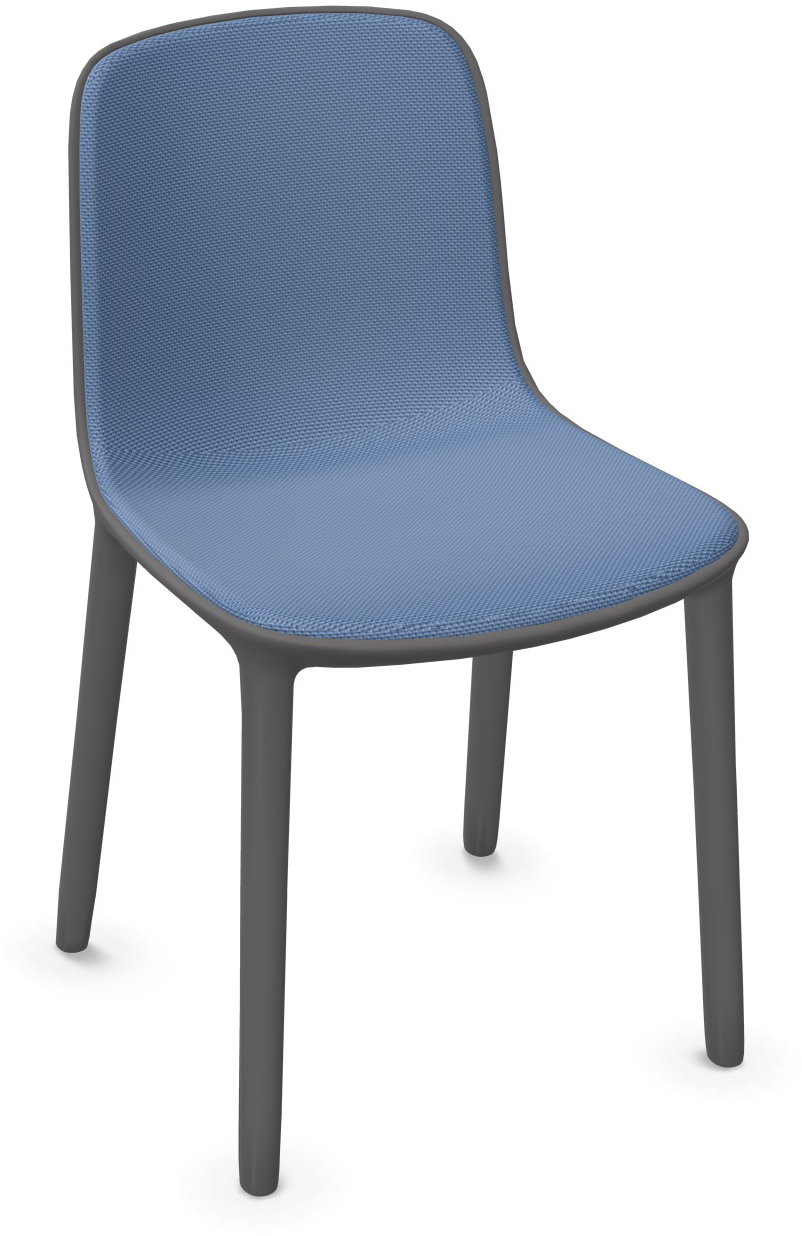 FREYA in Blau / Anthrazit präsentiert im Onlineshop von KAQTU Design AG. Stuhl ist von Infiniti Design