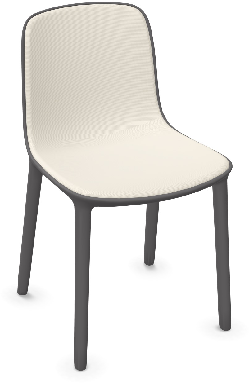 FREYA in Weiss / Anthrazit präsentiert im Onlineshop von KAQTU Design AG. Stuhl ist von Infiniti Design