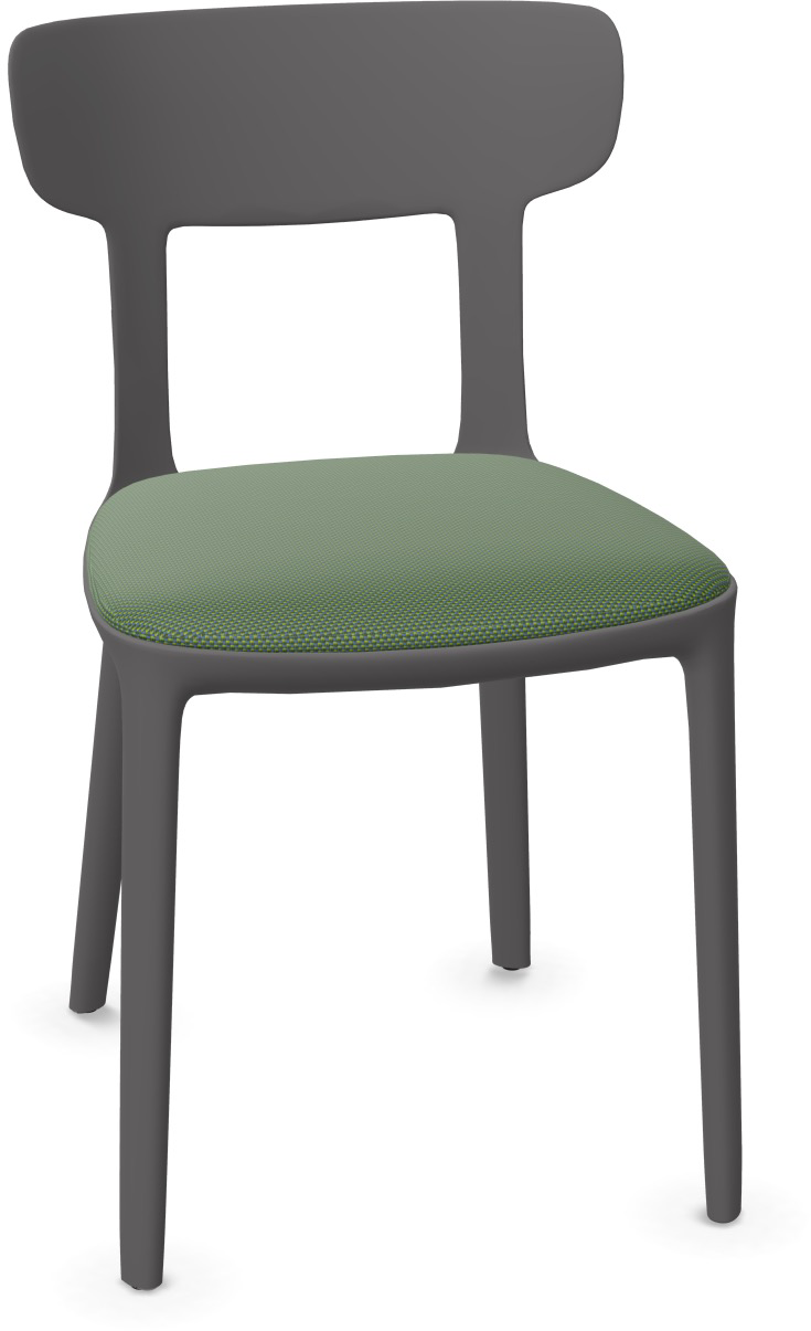CANOVA in Dunkelgrün / Anthrazit präsentiert im Onlineshop von KAQTU Design AG. Stuhl ist von Infiniti Design