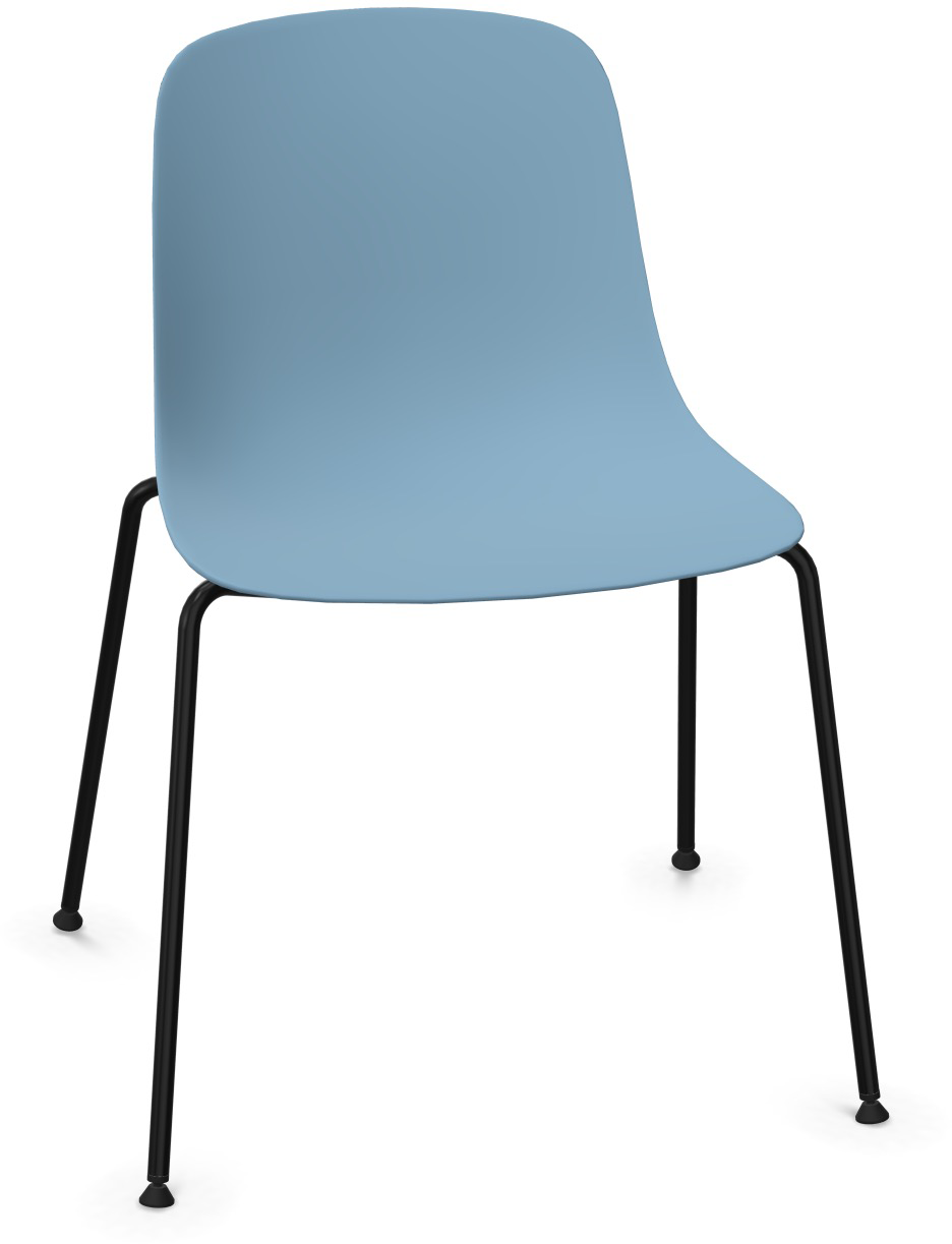 PURE LOOP MONO in Blau / Schwarz präsentiert im Onlineshop von KAQTU Design AG. Stuhl ist von Infiniti Design