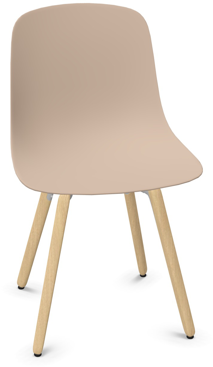 PURE LOOP MONO Holz in Sand präsentiert im Onlineshop von KAQTU Design AG. Stuhl ist von Infiniti Design