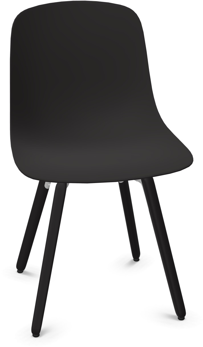 PURE LOOP MONO Holz in Schwarz präsentiert im Onlineshop von KAQTU Design AG. Stuhl ist von Infiniti Design