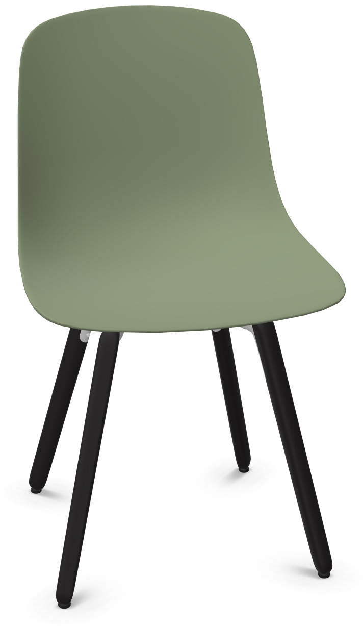 PURE LOOP MONO Holz in Grün präsentiert im Onlineshop von KAQTU Design AG. Stuhl ist von Infiniti Design