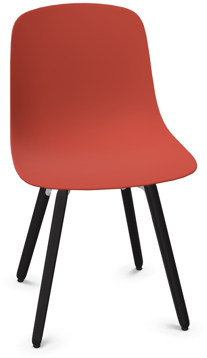 PURE LOOP MONO Holz in Rot präsentiert im Onlineshop von KAQTU Design AG. Stuhl ist von Infiniti Design