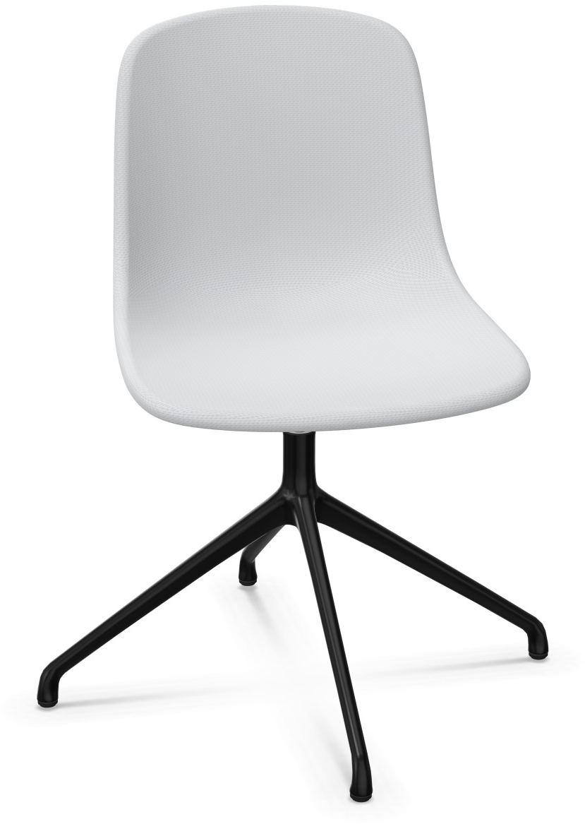 PURE LOOP MONO Drehbar in Grau / Schwarz präsentiert im Onlineshop von KAQTU Design AG. Stuhl ist von Infiniti Design