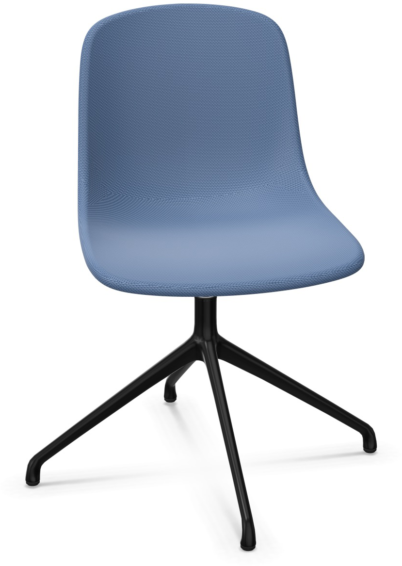 PURE LOOP MONO Drehbar in Blau / Schwarz präsentiert im Onlineshop von KAQTU Design AG. Stuhl ist von Infiniti Design