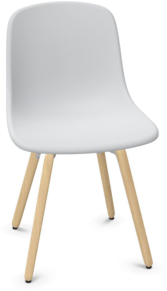 PURE LOOP MONO Holz gepolstert in Grau präsentiert im Onlineshop von KAQTU Design AG. Stuhl ist von Infiniti Design