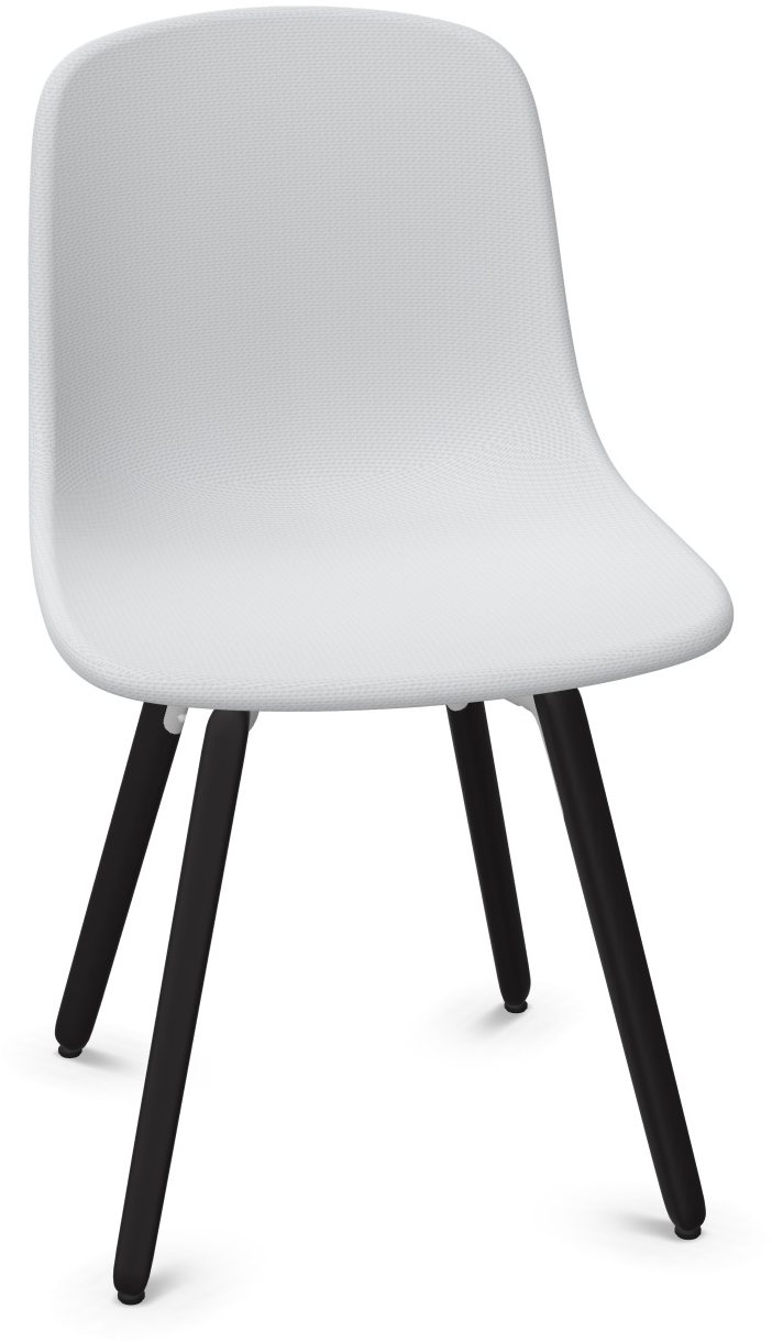 PURE LOOP MONO Holz gepolstert in Grau präsentiert im Onlineshop von KAQTU Design AG. Stuhl ist von Infiniti Design