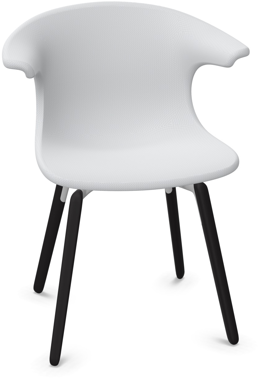 LOOP MONO gepolstert in Grau präsentiert im Onlineshop von KAQTU Design AG. Stuhl mit Armlehne ist von Infiniti Design