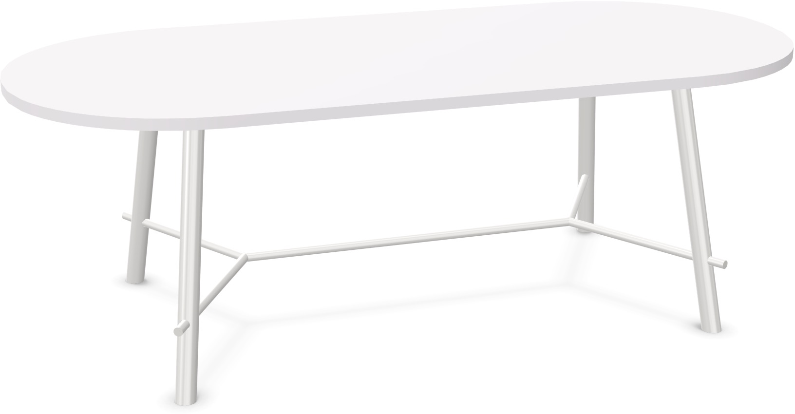 Record Living Tisch in Weiss / Weiss präsentiert im Onlineshop von KAQTU Design AG. Esstisch ist von Infiniti Design
