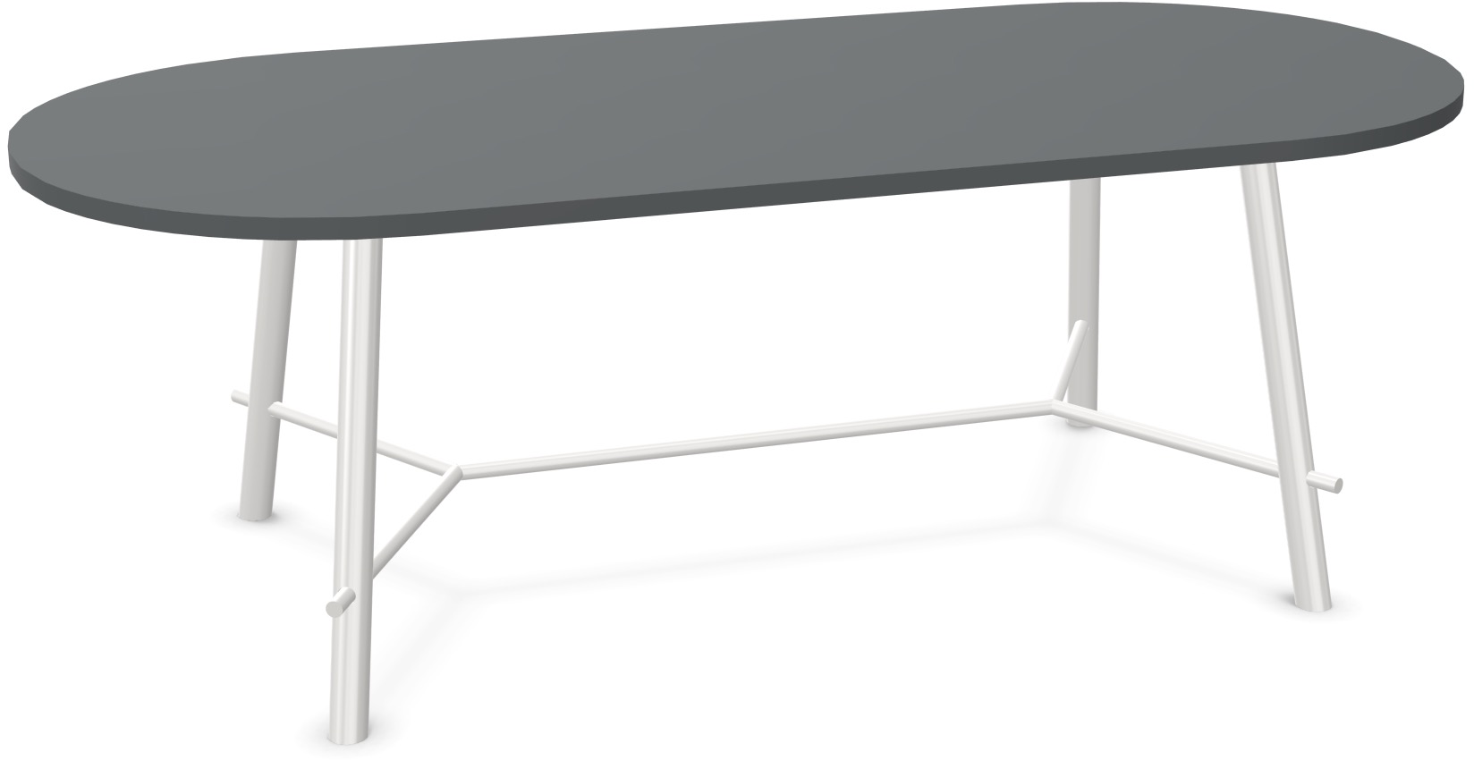 Record Living Tisch in Anthrazit / Weiss präsentiert im Onlineshop von KAQTU Design AG. Esstisch ist von Infiniti Design