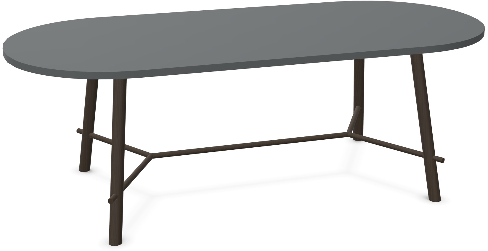 Record Living Tisch in Anthrazit / Eiche schwarz präsentiert im Onlineshop von KAQTU Design AG. Esstisch ist von Infiniti Design