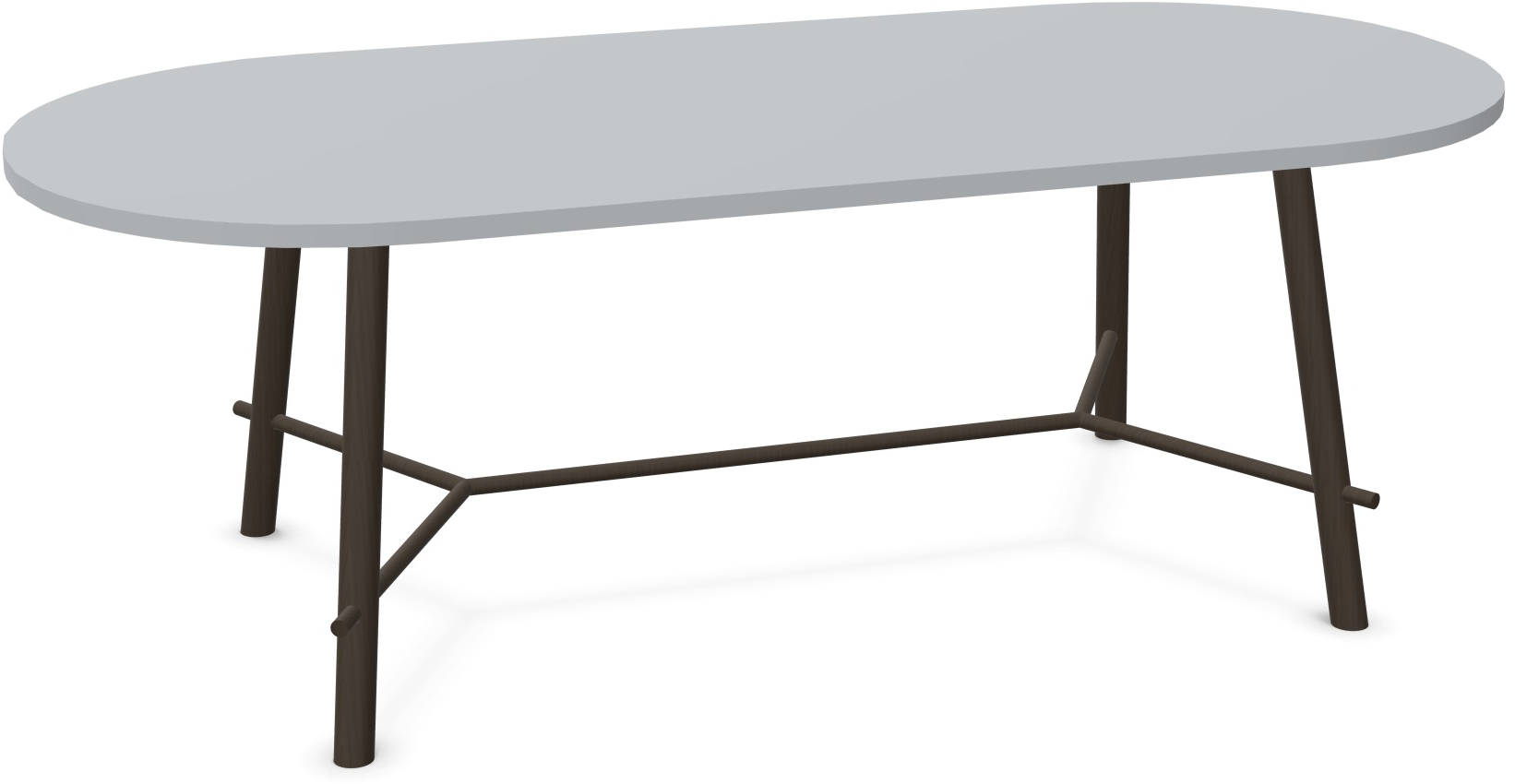 Record Living Tisch in Hellgrau / Eiche schwarz präsentiert im Onlineshop von KAQTU Design AG. Esstisch ist von Infiniti Design