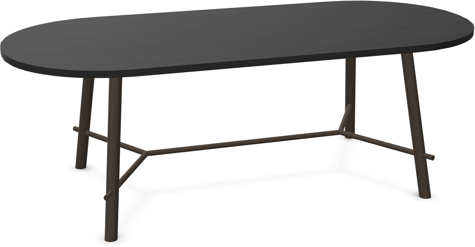 Record Living Tisch in Eiche schwarz / Eiche schwarz präsentiert im Onlineshop von KAQTU Design AG. Esstisch ist von Infiniti Design