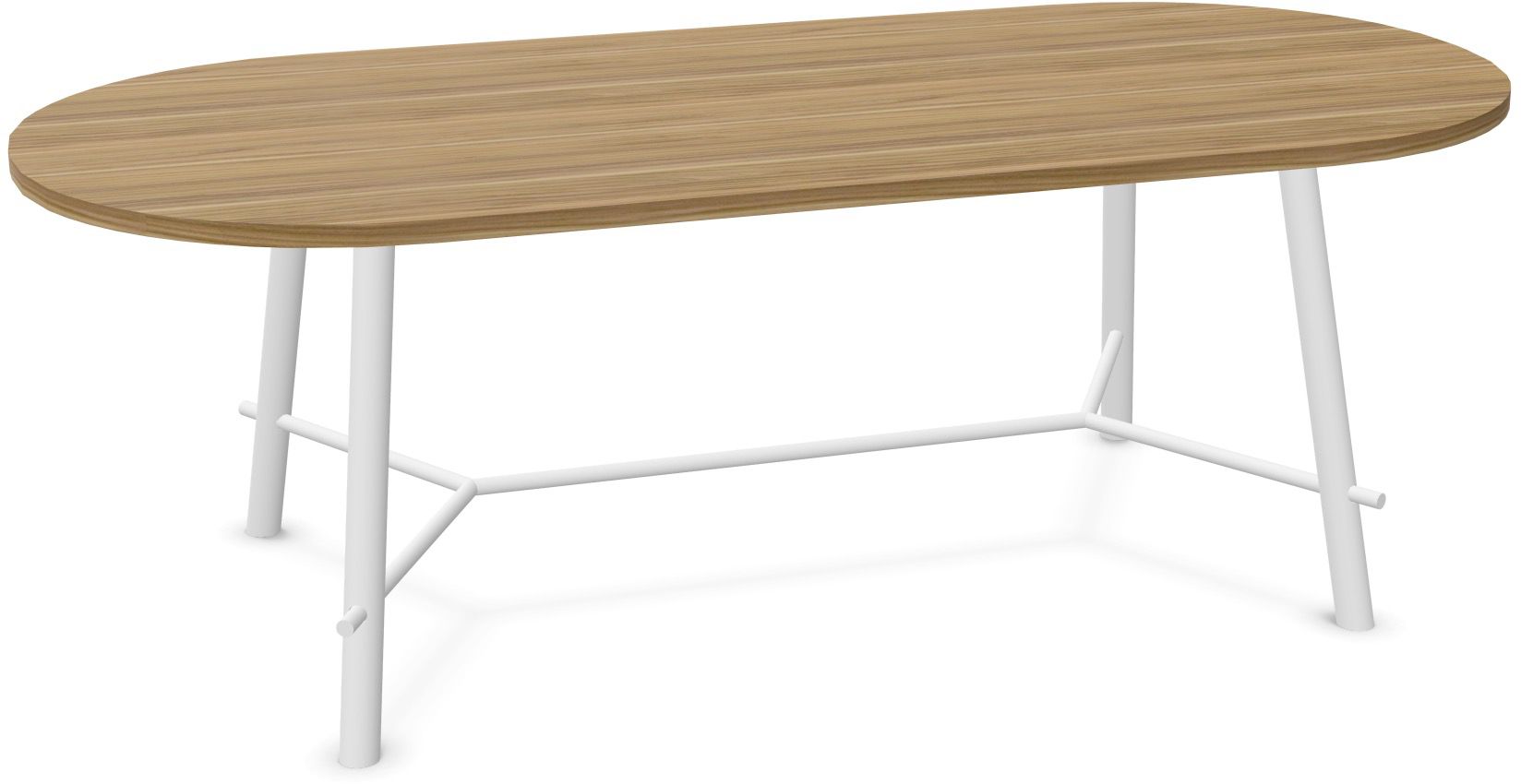 Record Living Tisch in Walnuss / Eiche weiss präsentiert im Onlineshop von KAQTU Design AG. Esstisch ist von Infiniti Design