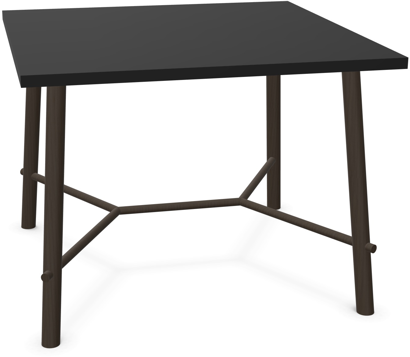 Record Living Tisch square in Schwarz / Eiche schwarz präsentiert im Onlineshop von KAQTU Design AG. Esstisch ist von Infiniti Design