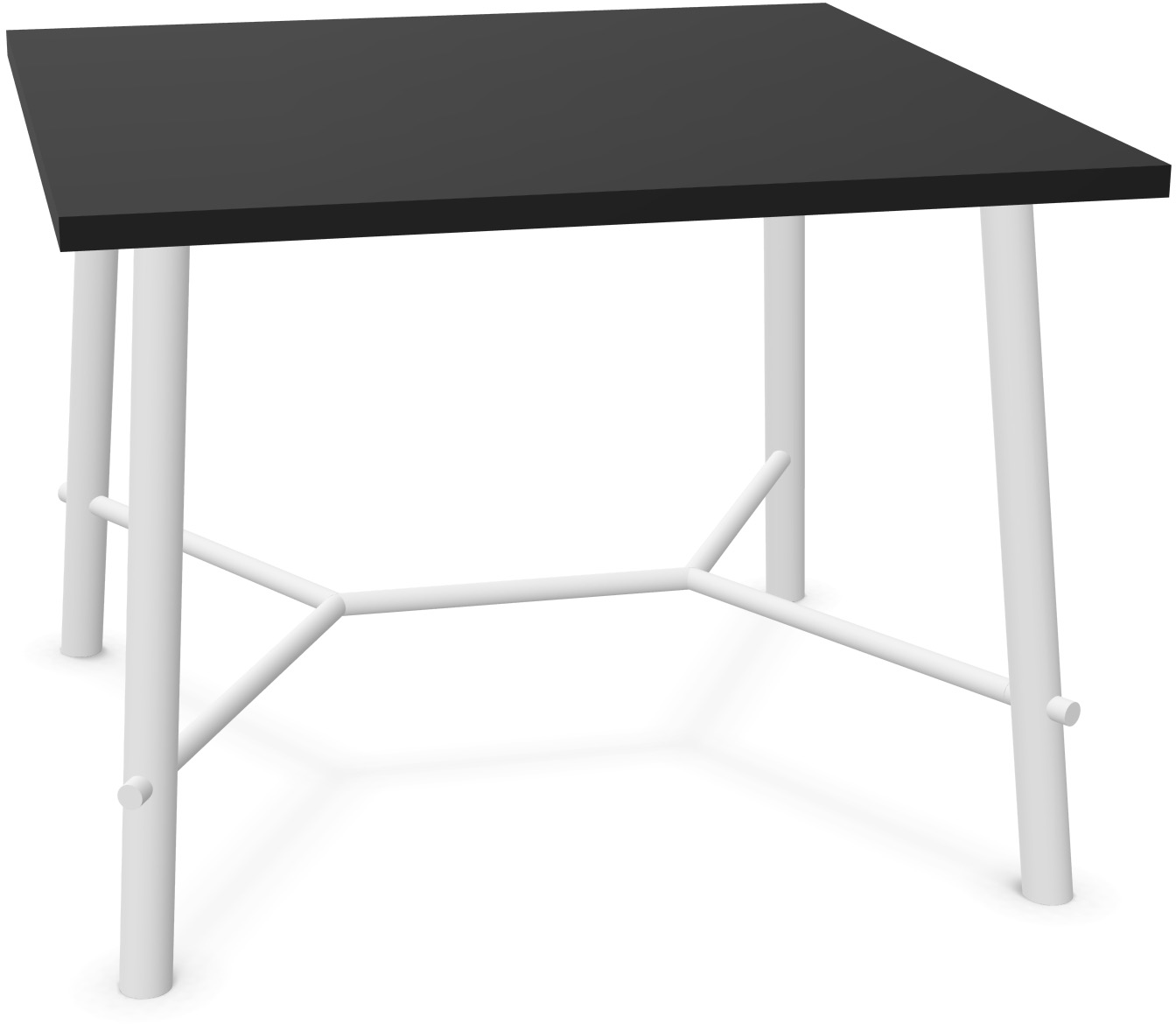 Record Living Tisch square in Schwarz / Eiche weiss präsentiert im Onlineshop von KAQTU Design AG. Esstisch ist von Infiniti Design