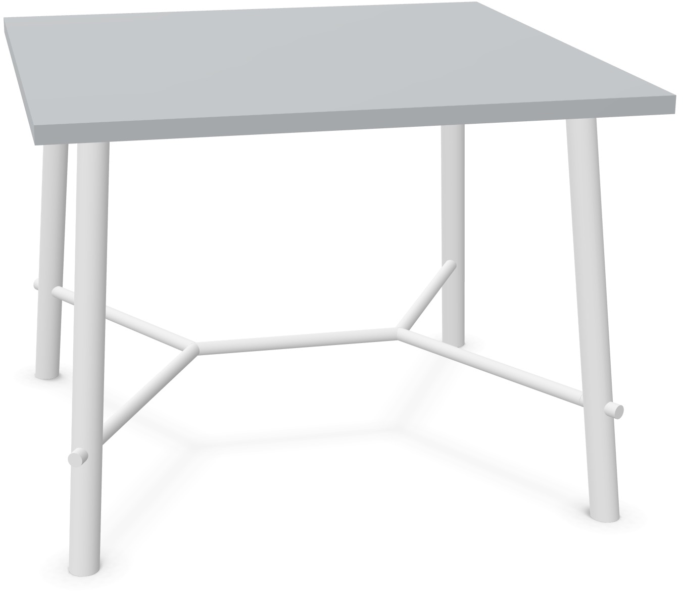Record Living Tisch square in Hellgrau / Eiche weiss präsentiert im Onlineshop von KAQTU Design AG. Esstisch ist von Infiniti Design
