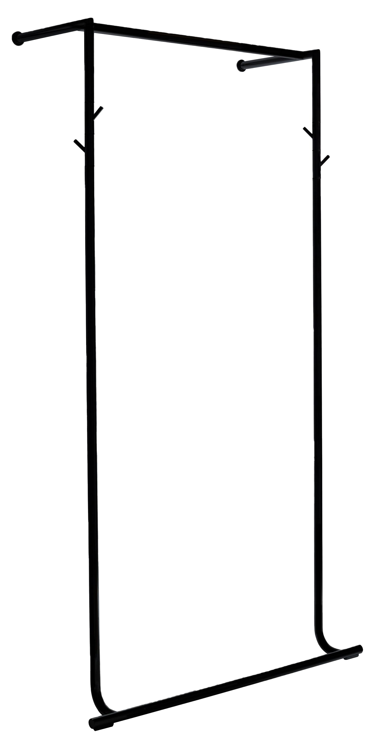 LUCCA Anlehngarderobe in schwarz präsentiert im Onlineshop von KAQTU Design AG. Kleiderständer ist von Pieperconcept