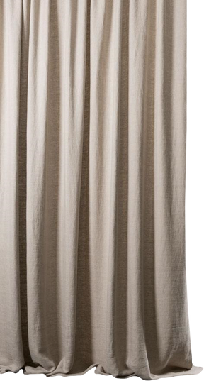 Leinenvorhang Panama in Braun präsentiert im Onlineshop von KAQTU Design AG. Vorhang ist von ZigZagZurich