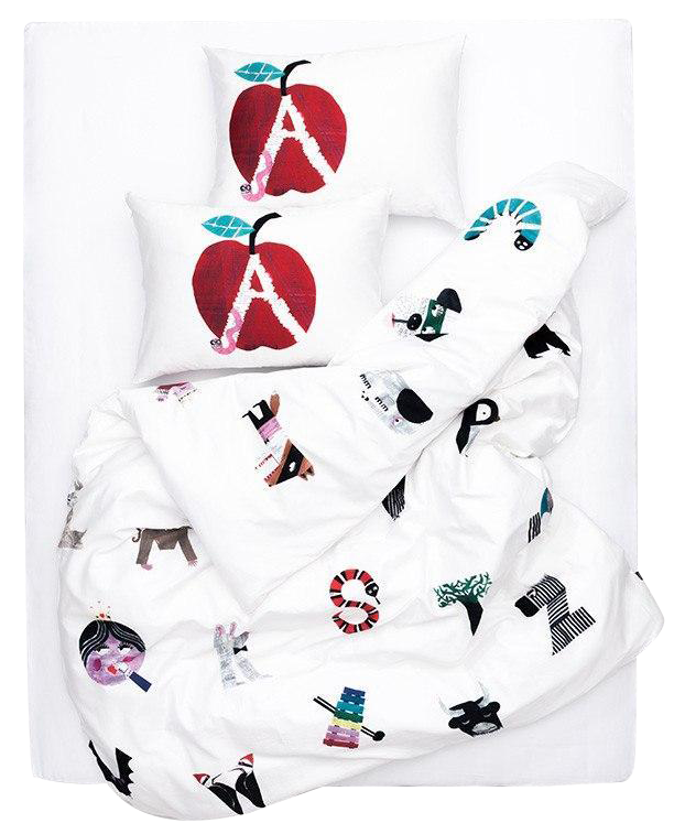 Kissenbezug Alphabet City in Multicolor präsentiert im Onlineshop von KAQTU Design AG. Kissenbezug Kids ist von ZigZagZurich