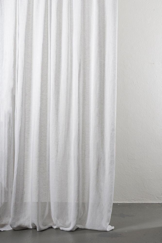 Leinenvorhang in Light grey präsentiert im Onlineshop von KAQTU Design AG. Vorhang ist von ZigZagZurich