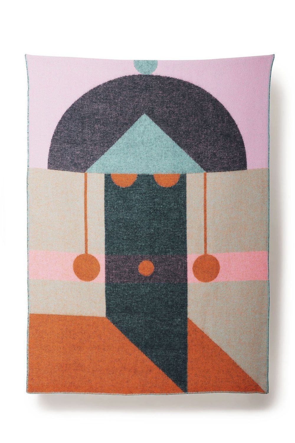 Hanae Wolldecke in Multicolor präsentiert im Onlineshop von KAQTU Design AG. Wolldecke ist von ZigZagZurich