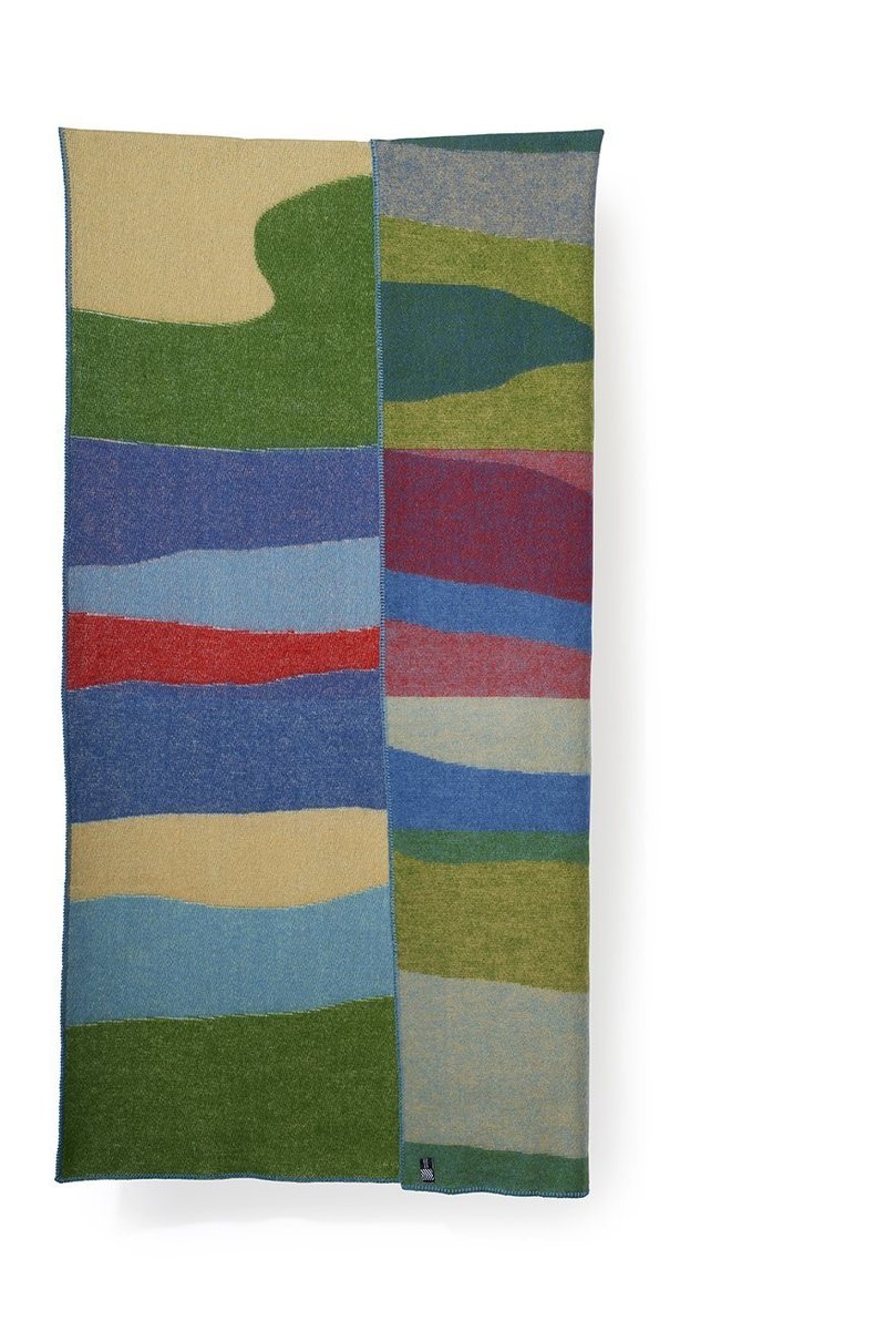 Wolldecke Panoramas in Multicolor präsentiert im Onlineshop von KAQTU Design AG. Wolldecke ist von ZigZagZurich
