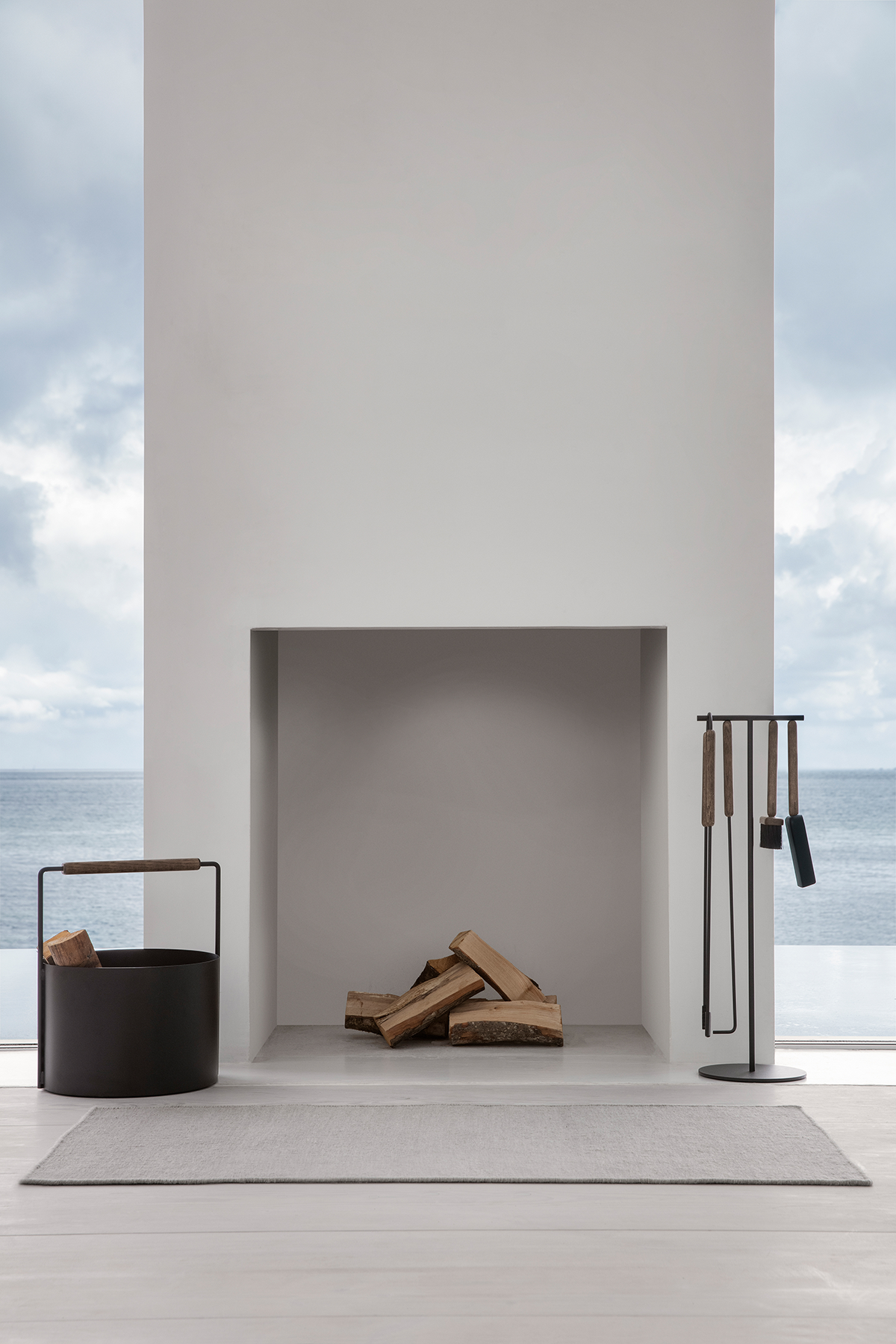 Holzkorb ASHI in brown präsentiert im Onlineshop von KAQTU Design AG. Aufbewahrungskorb ist von e + h Services AG